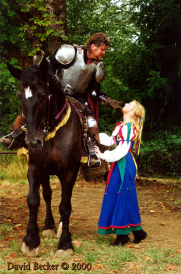 [A Knight and His Lady]